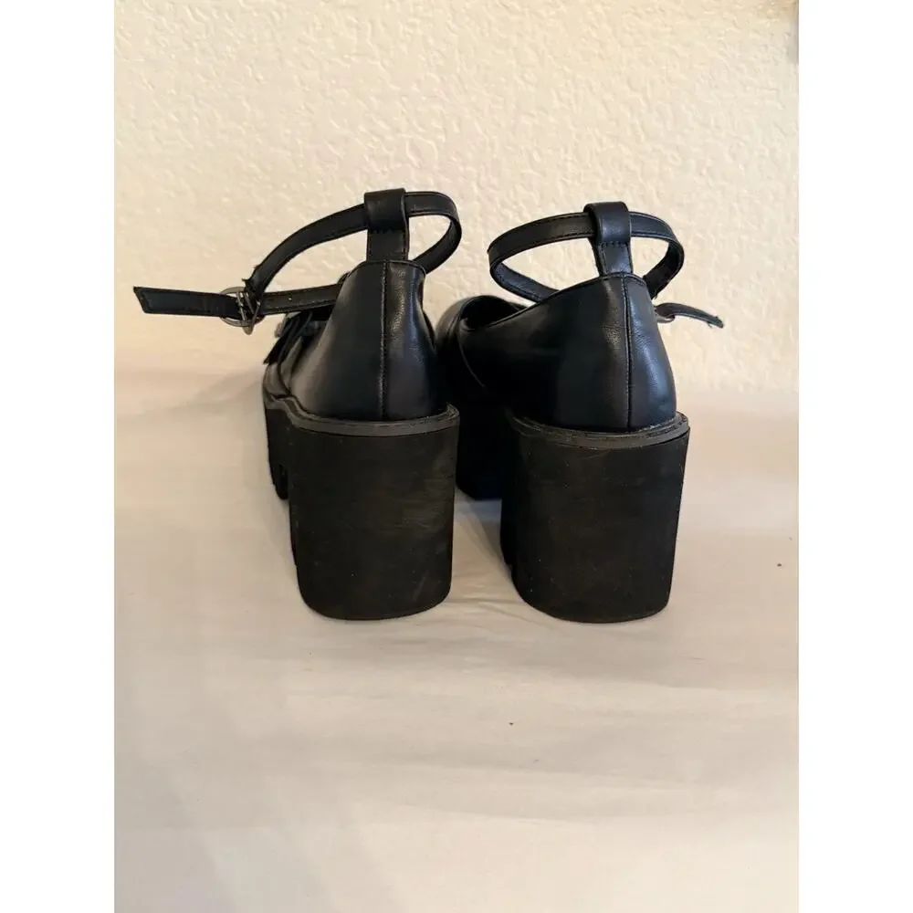 Goth N Rock Casual Goth Grunge Punk Y2K Women's Platform Shoes Size 38 US 7 - Picture 4 of 11